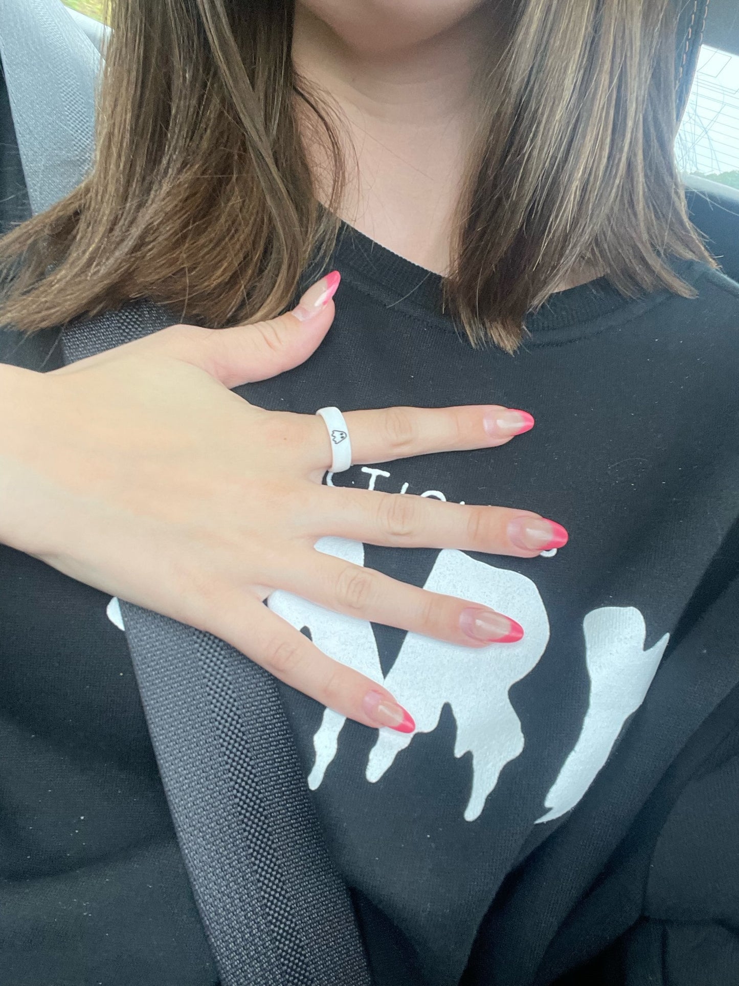 Flip Reversible Ghost / BOO ring