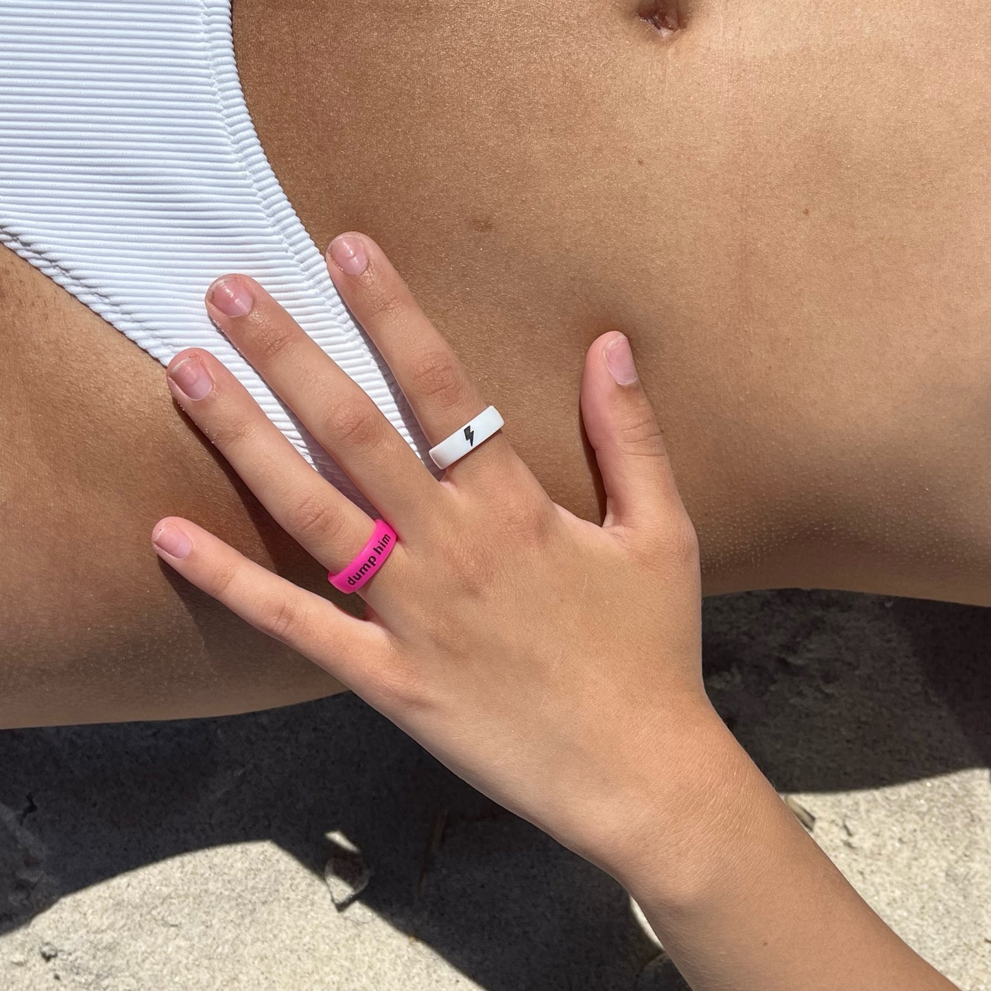 Flip Reversible dump him / f*ck him ring Ring