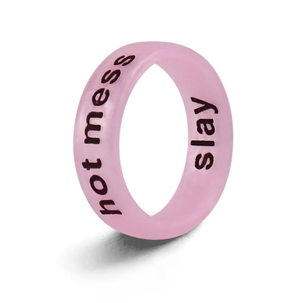 Flip Reversible hot mess / slay ring Ring
