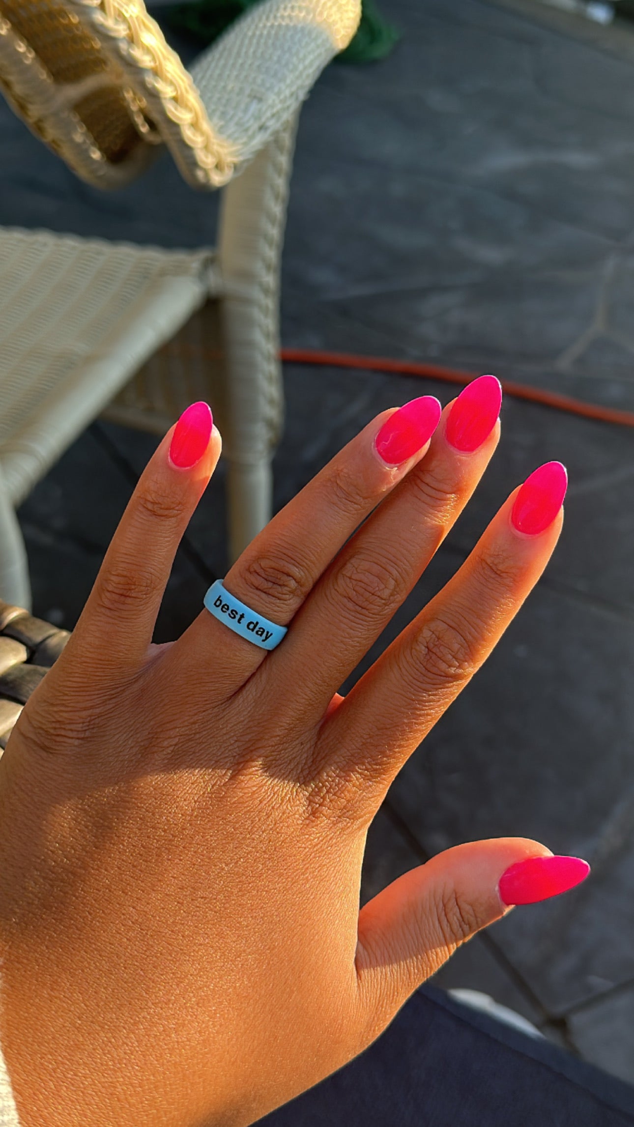 Flip Reversible best day / bad day ring