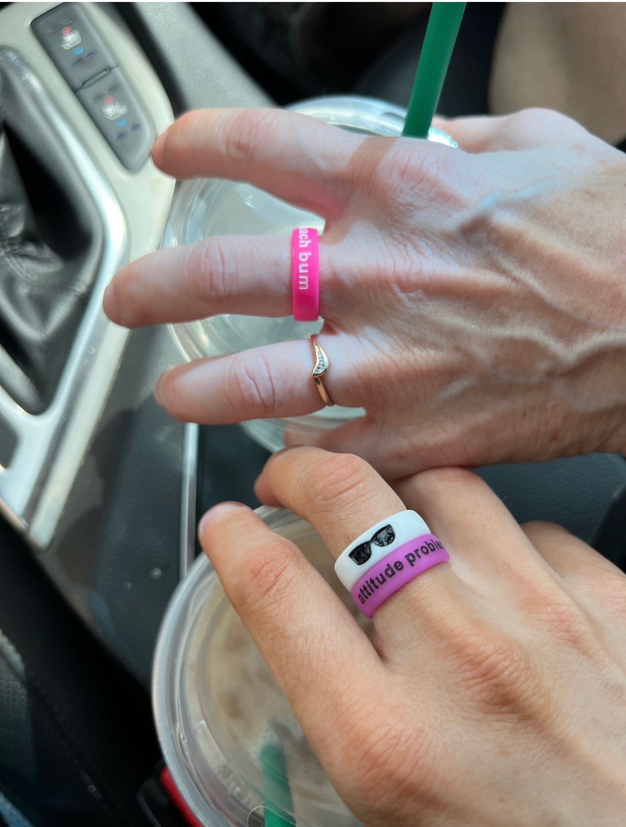 Flip Reversible attitude problem / deal with it Ring