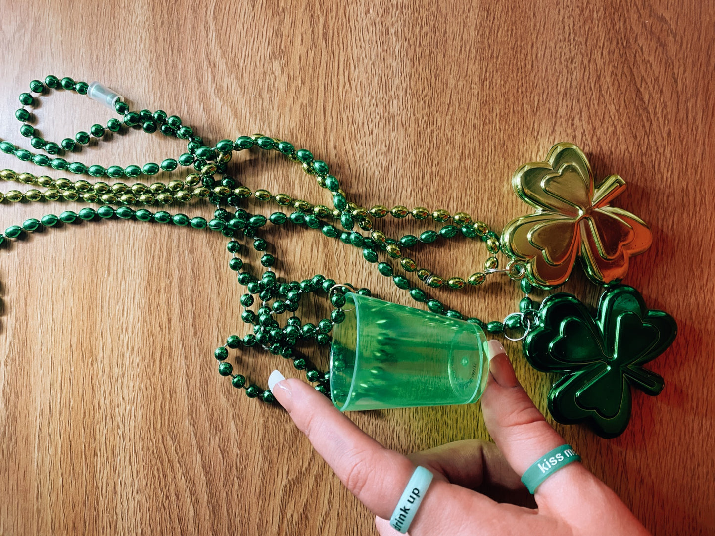 Flip Reversible drink up / hungover turquoise Rings