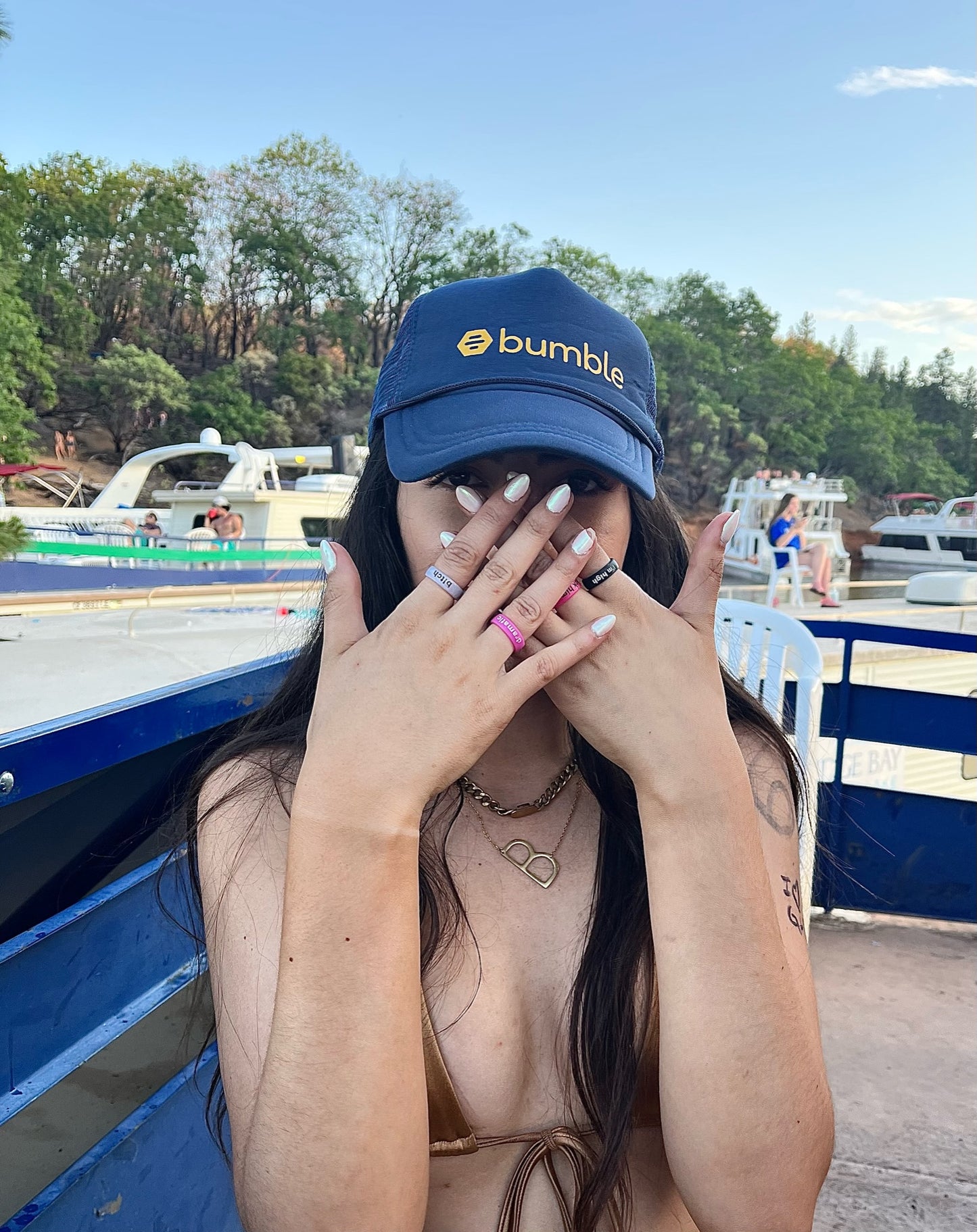 Flip Reversible b!tch / legend ring