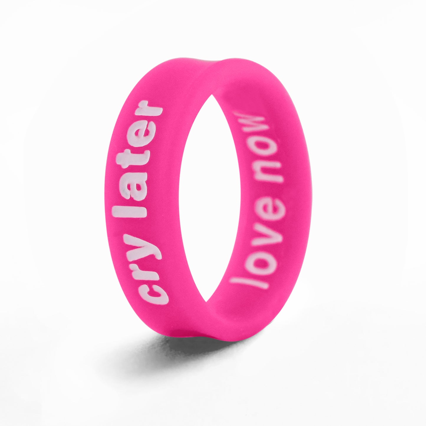 Flip Reversible love now / cry later Ring
