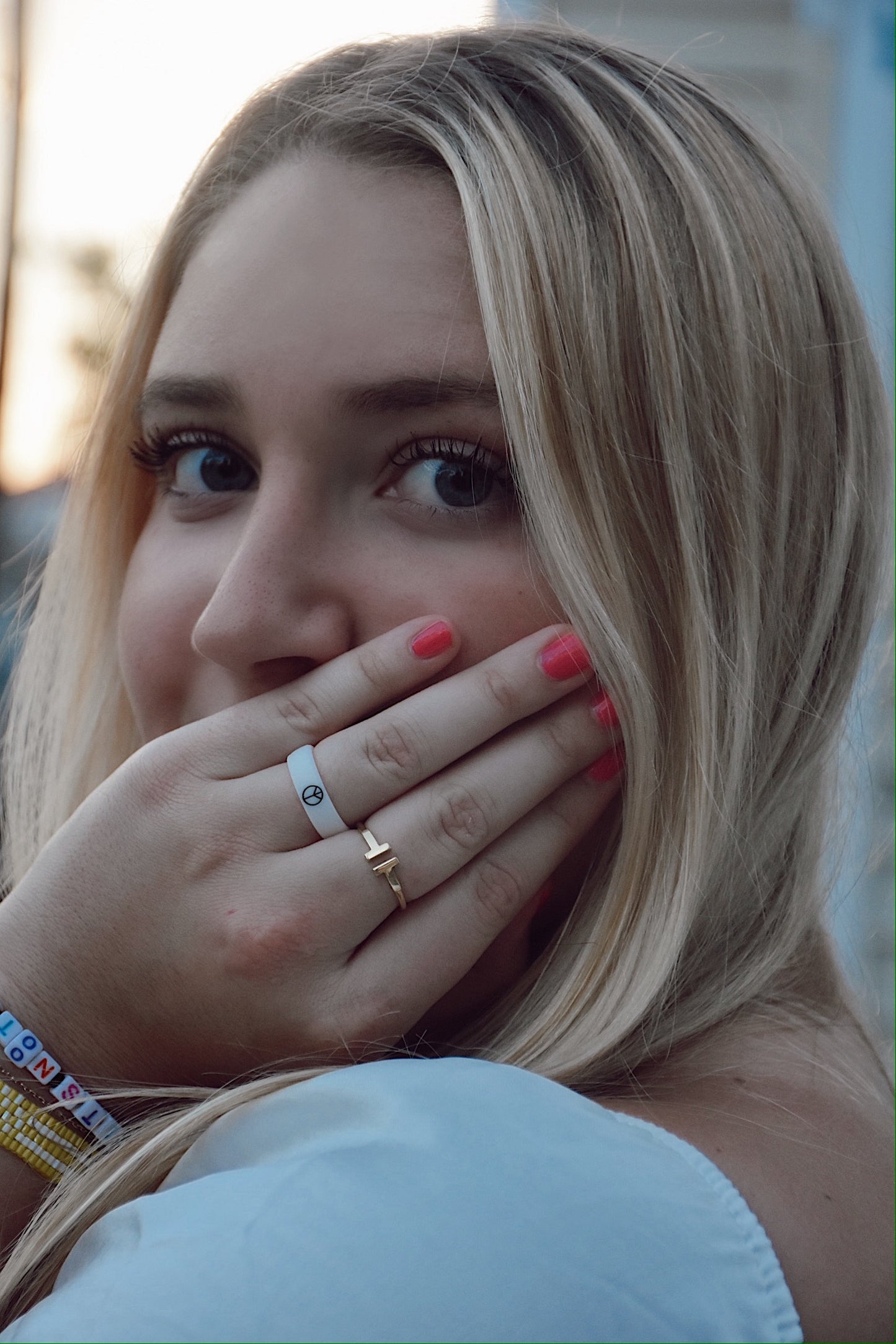 Flip Reversible Peace / Infinity Ring