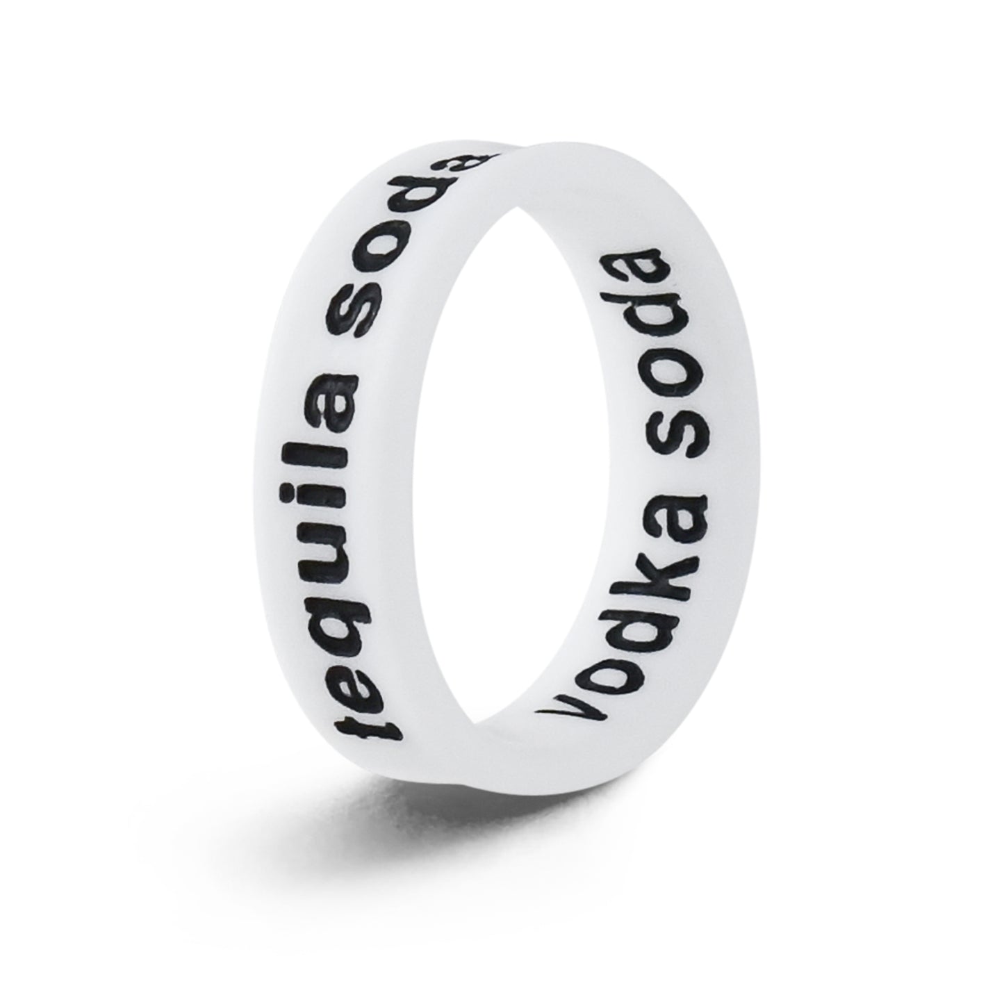 Flip Reversible vodka soda / tequila soda ring