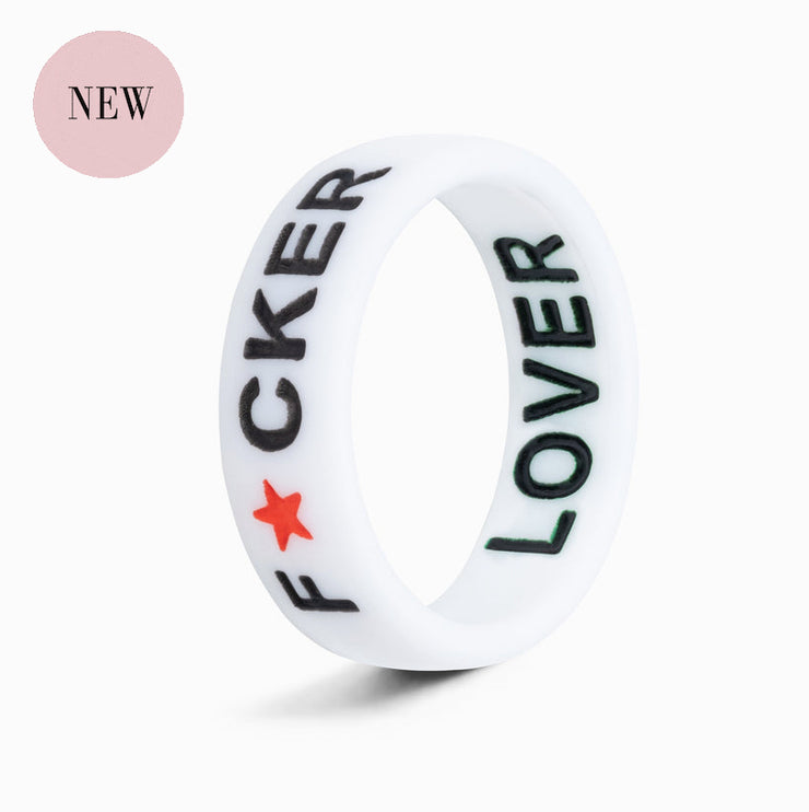 Flip Reversible f*cker / lover Ring