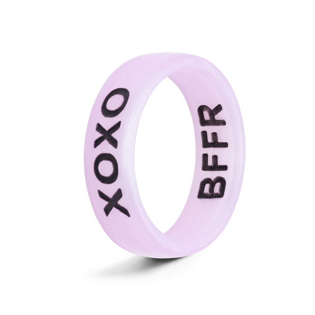 Flip Reversible XOXO / BFFR ring