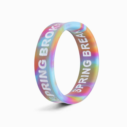 Flip Reversible spring break / spring broke ring