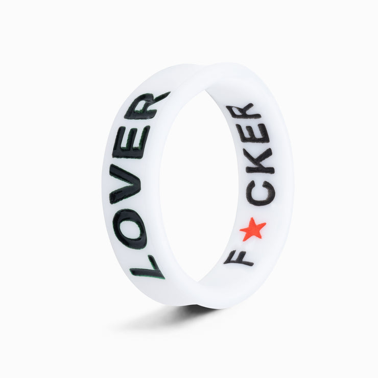 Flip Reversible f*cker / lover Ring