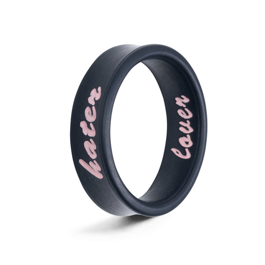 Flip Reversible lover / hater ring