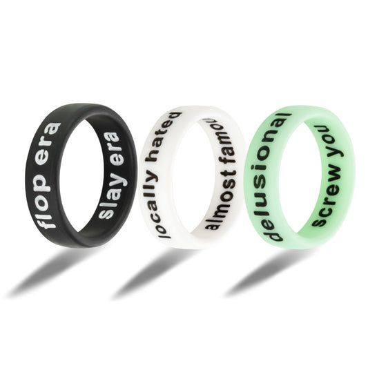 Flip It's all in your head 3 Pack Rings