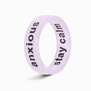 Flip Reversible anxious / stay calm ring