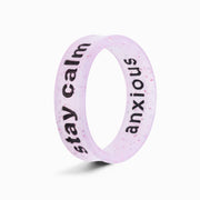 Flip Reversible anxious / stay calm ring