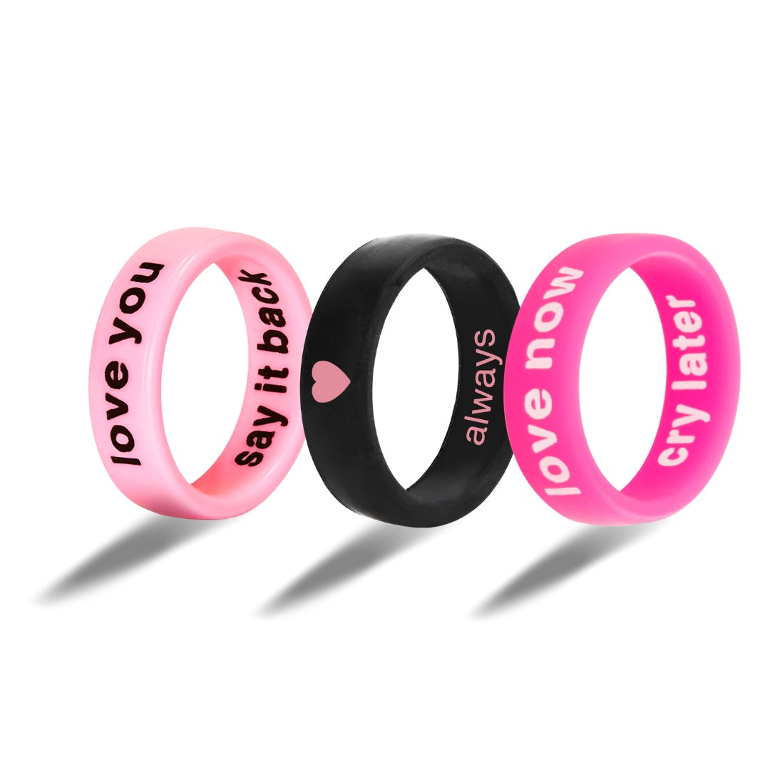 Flip Lots of Love 3 Pack Rings