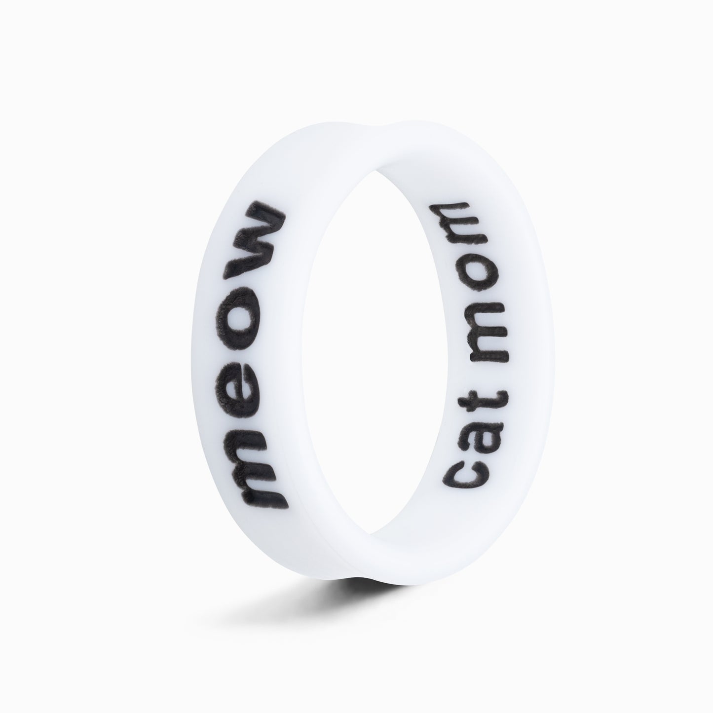 Flip Reversible cat mom / meow ring