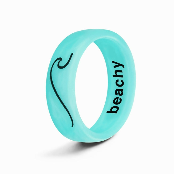 Flip Reversible wave / beachy ring