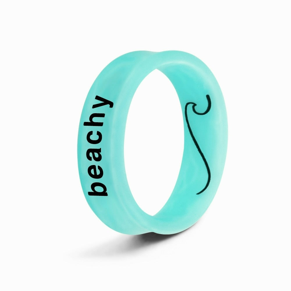 Flip Reversible wave / beachy ring