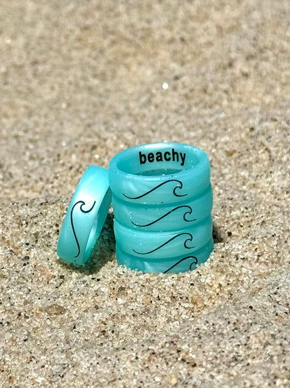 Flip Reversible wave / beachy ring