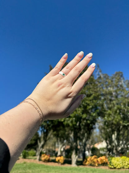 Flip Reversible shamrock / feelin' lucky Ring