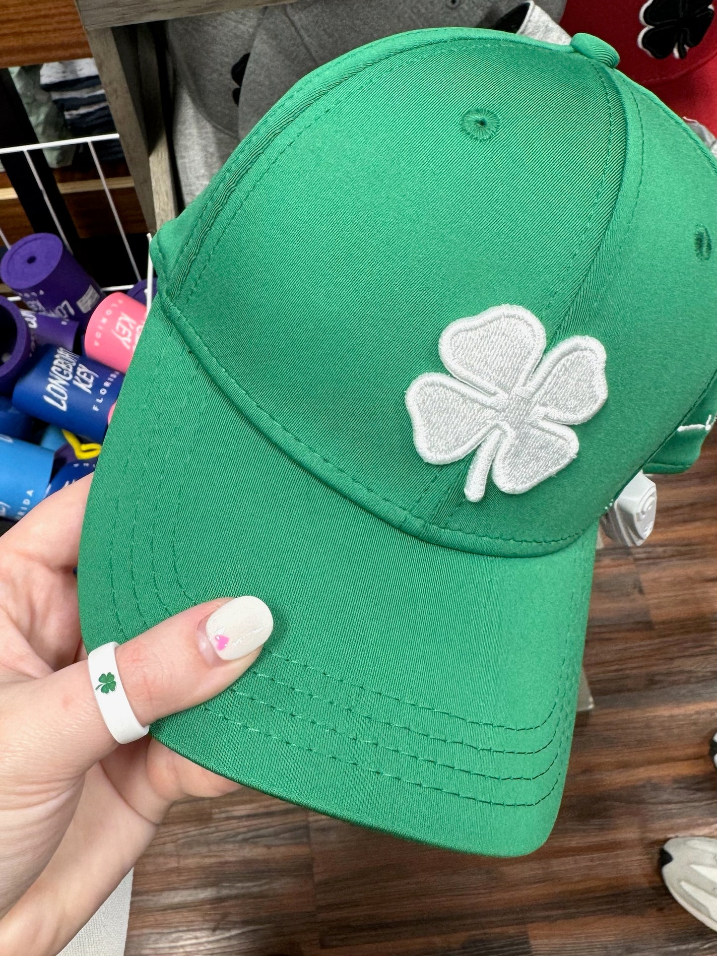 Flip Reversible shamrock / feelin' lucky Ring