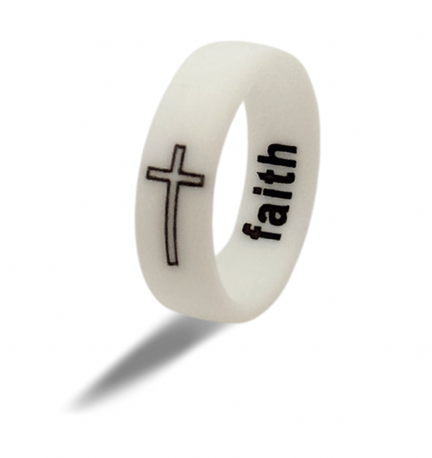 Flip cross / faith Ring