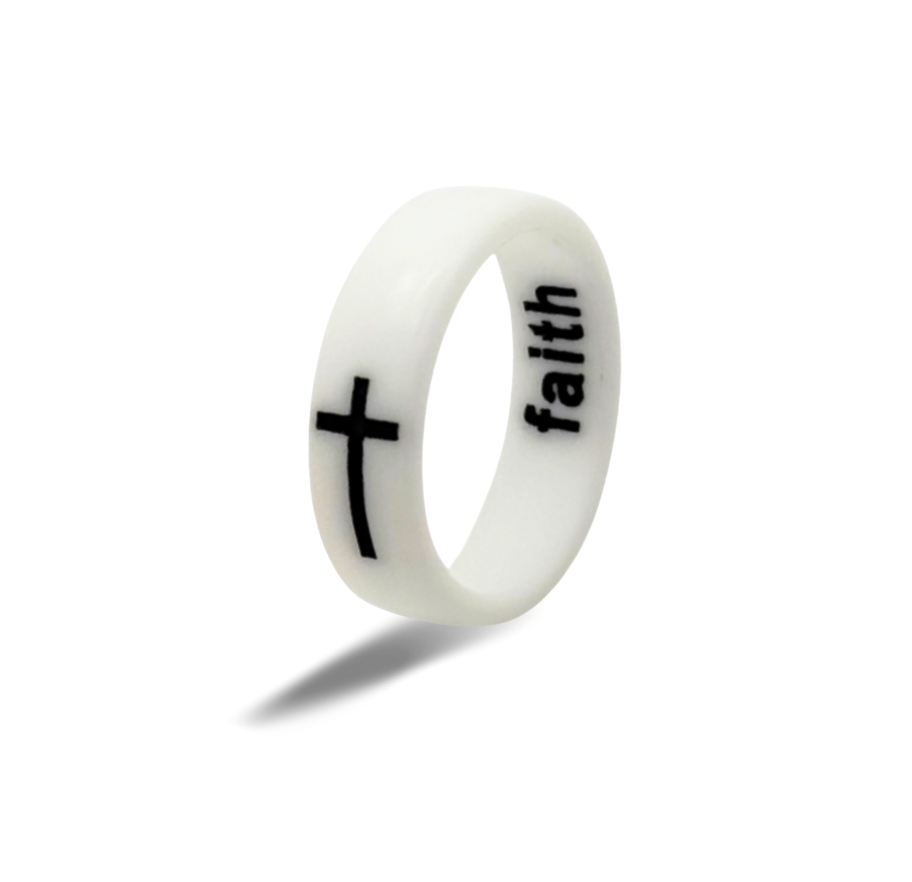 Flip cross / faith Ring