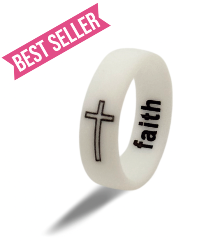 Flip cross / faith Ring