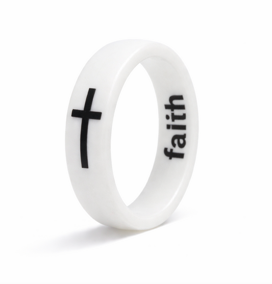 Flip cross / faith Ring