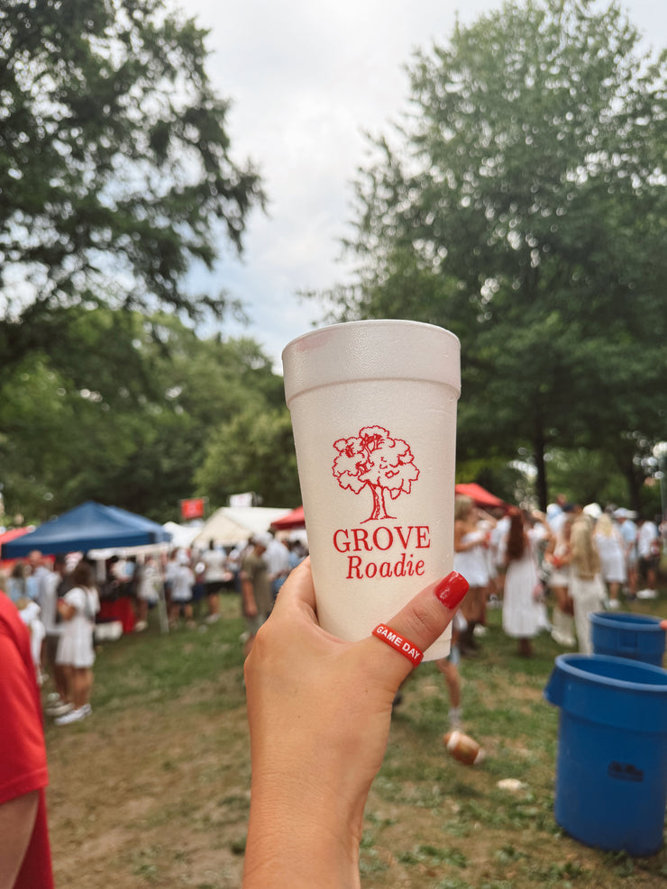 Flip Reversible Game Day / Tailgate Ring Red