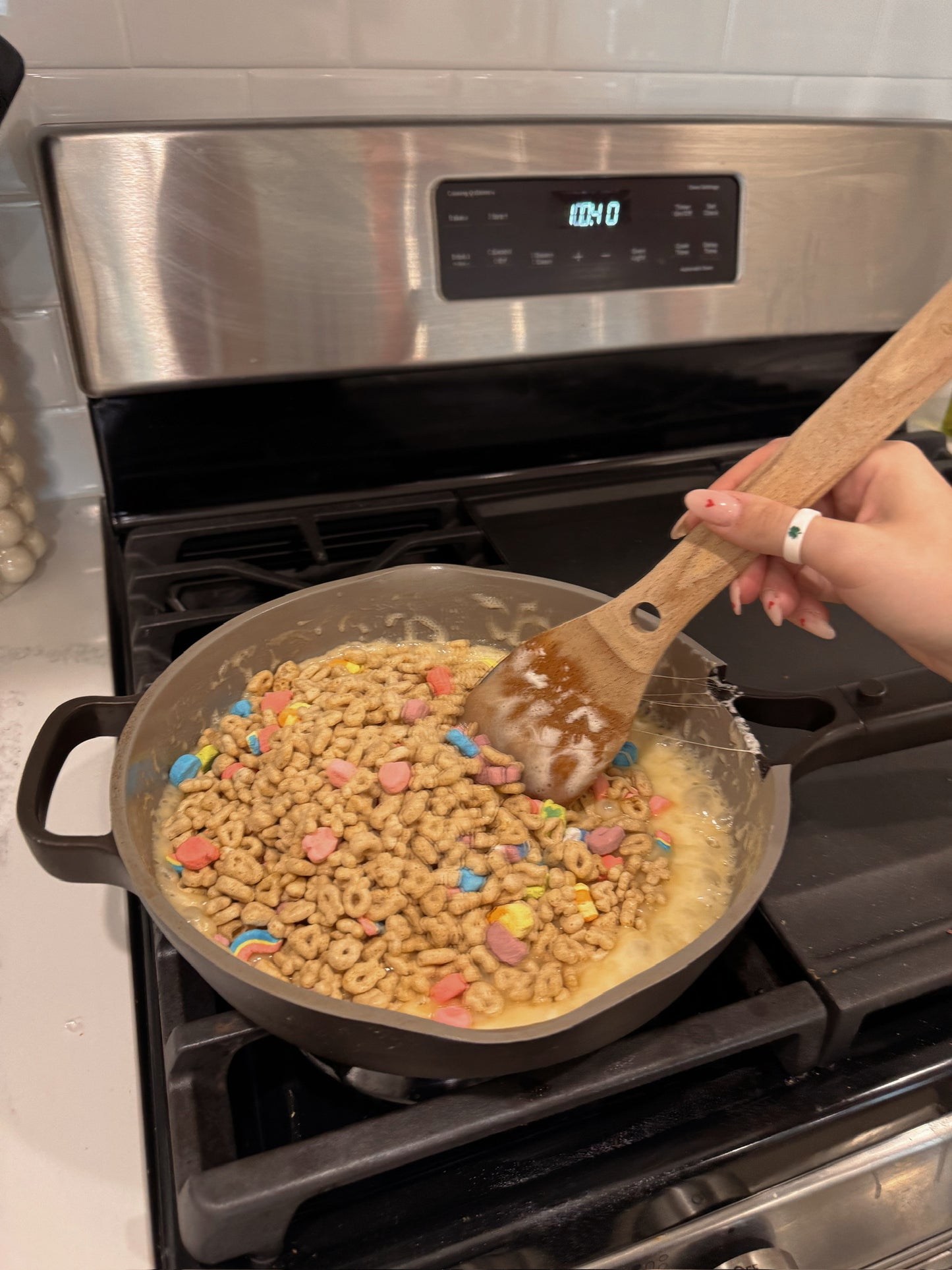 Flip Reversible shamrock / feelin' lucky Ring