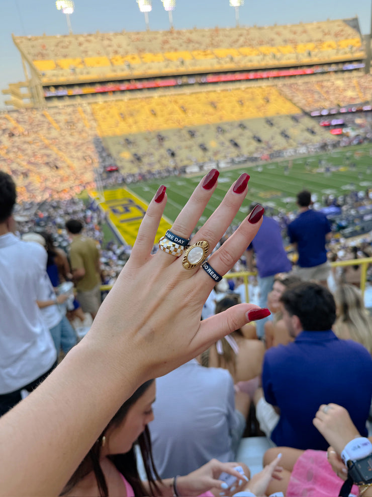 Flip Reversible GO REBS / HYDR Navy Blue Ring