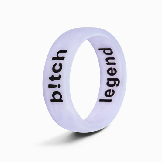 Flip Reversible b!tch / legend ring