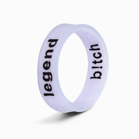 Flip Reversible b!tch / legend ring