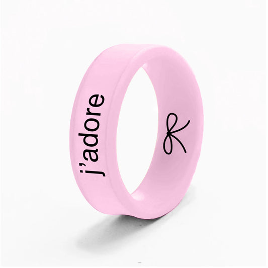 Flip Reversible bow / j'adore ring