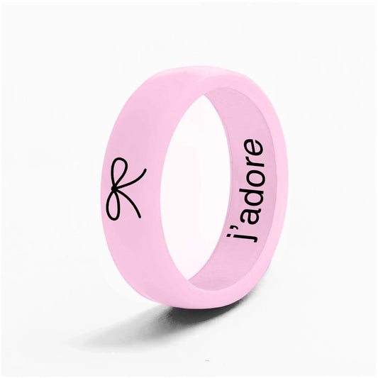Flip Reversible bow / j'adore ring