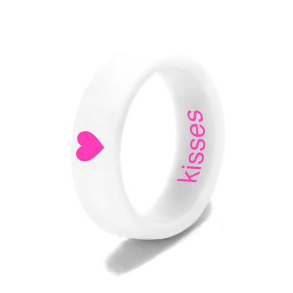 Flip Reversible Heart / Kisses Ring