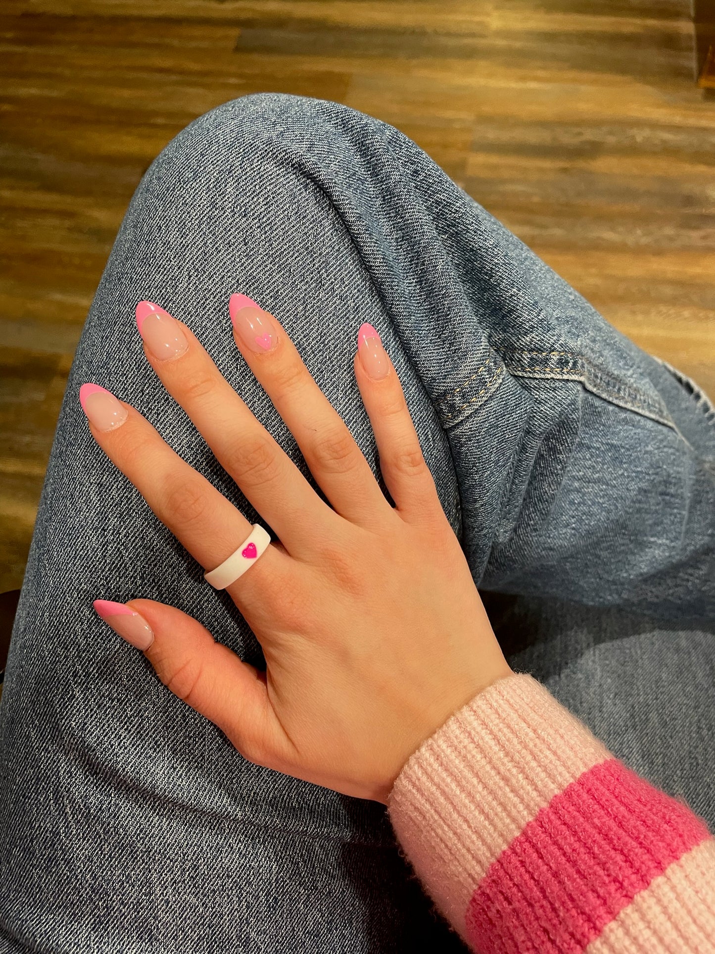 Flip Reversible Heart / Kisses Ring
