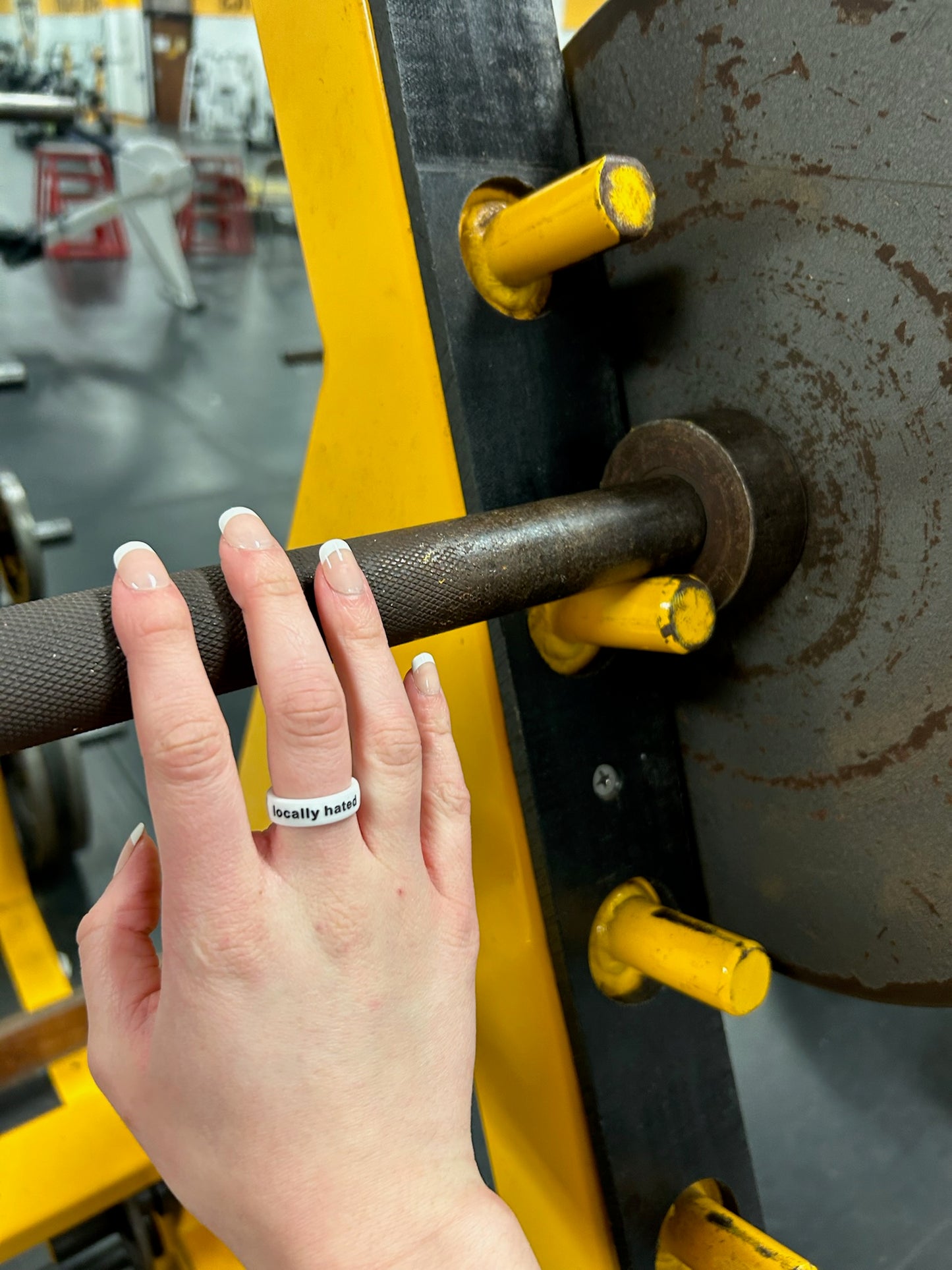 Flip Reversible locally hated / almost famous ring
