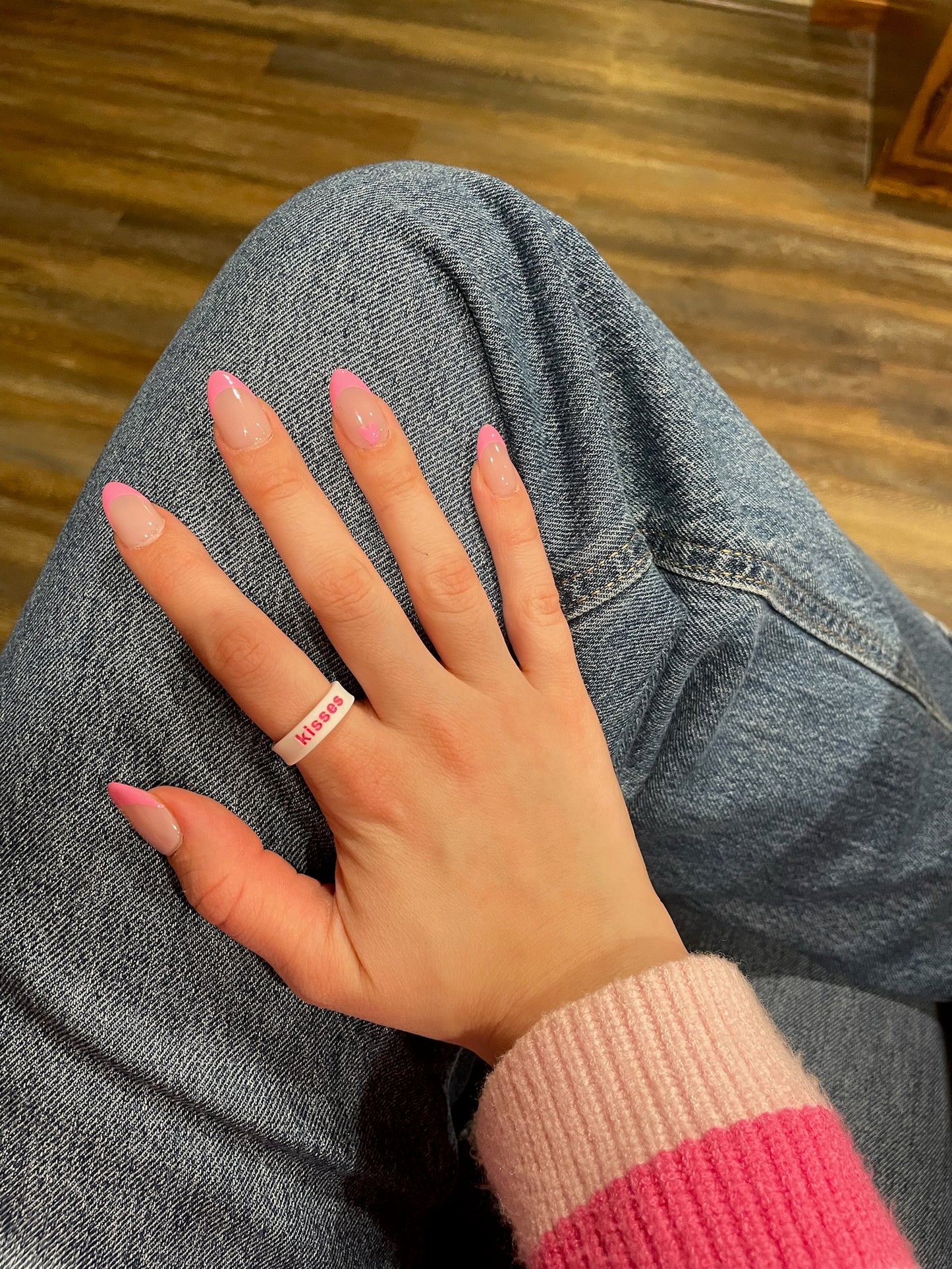Flip Reversible Heart / Kisses Ring
