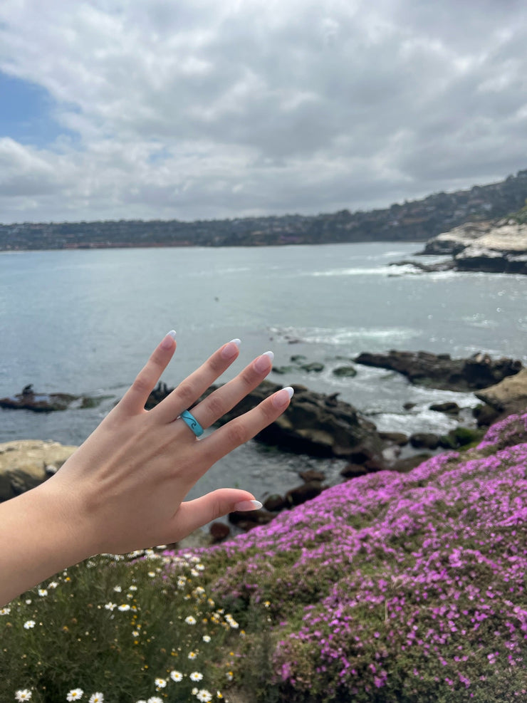 Flip Reversible wave / beachy ring