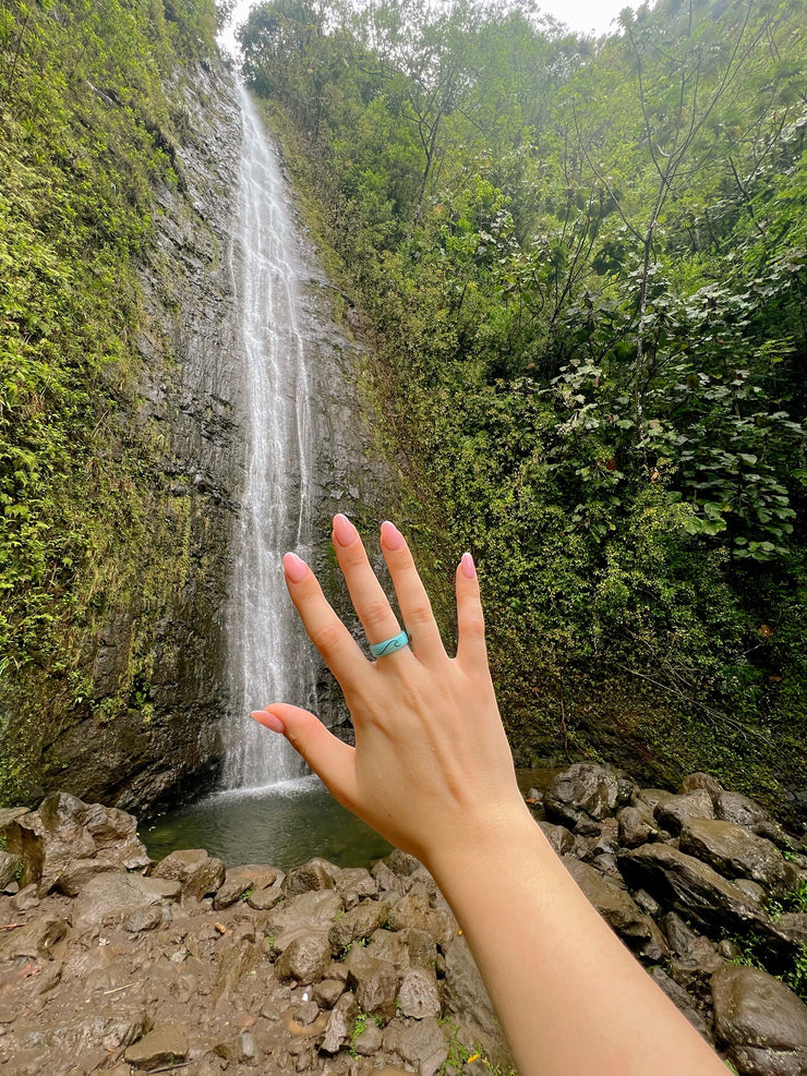 Flip Reversible wave / beachy ring