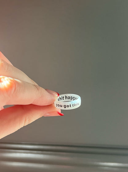 Flip Reversible You Got This ring