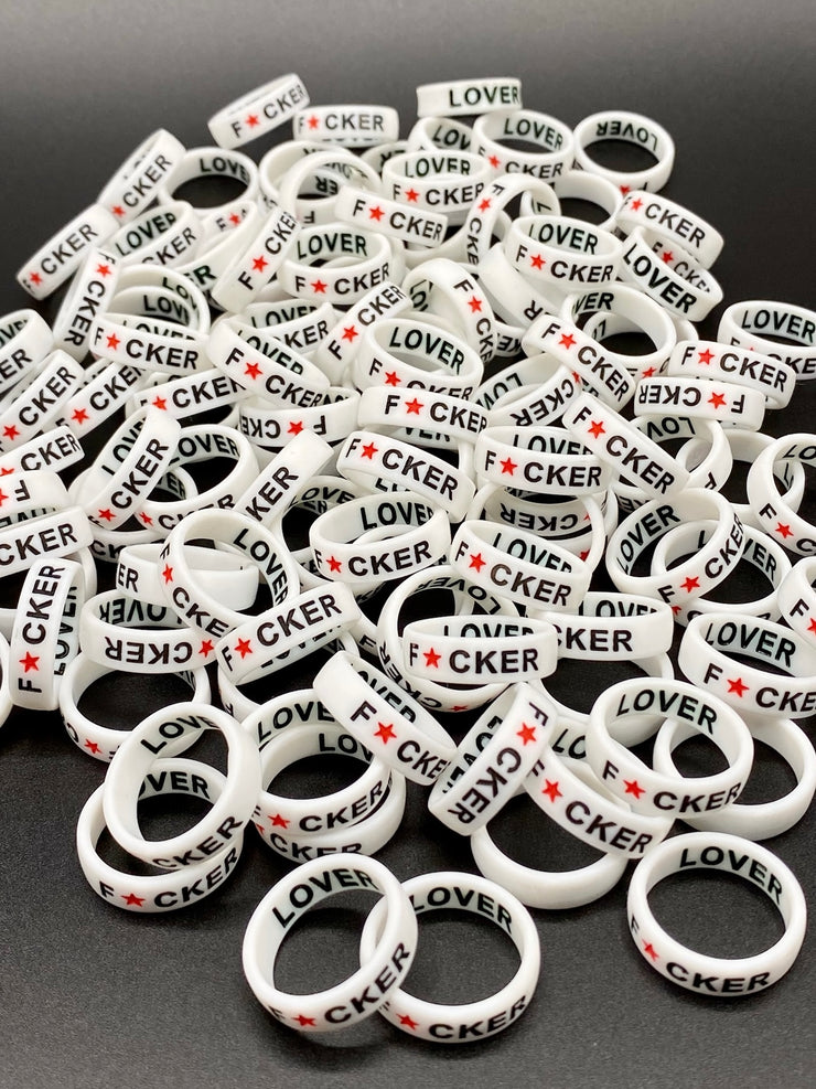 Flip Reversible f*cker / lover Ring