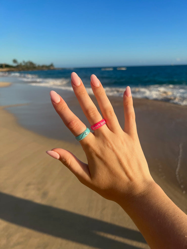 Flip Reversible wave / beachy ring
