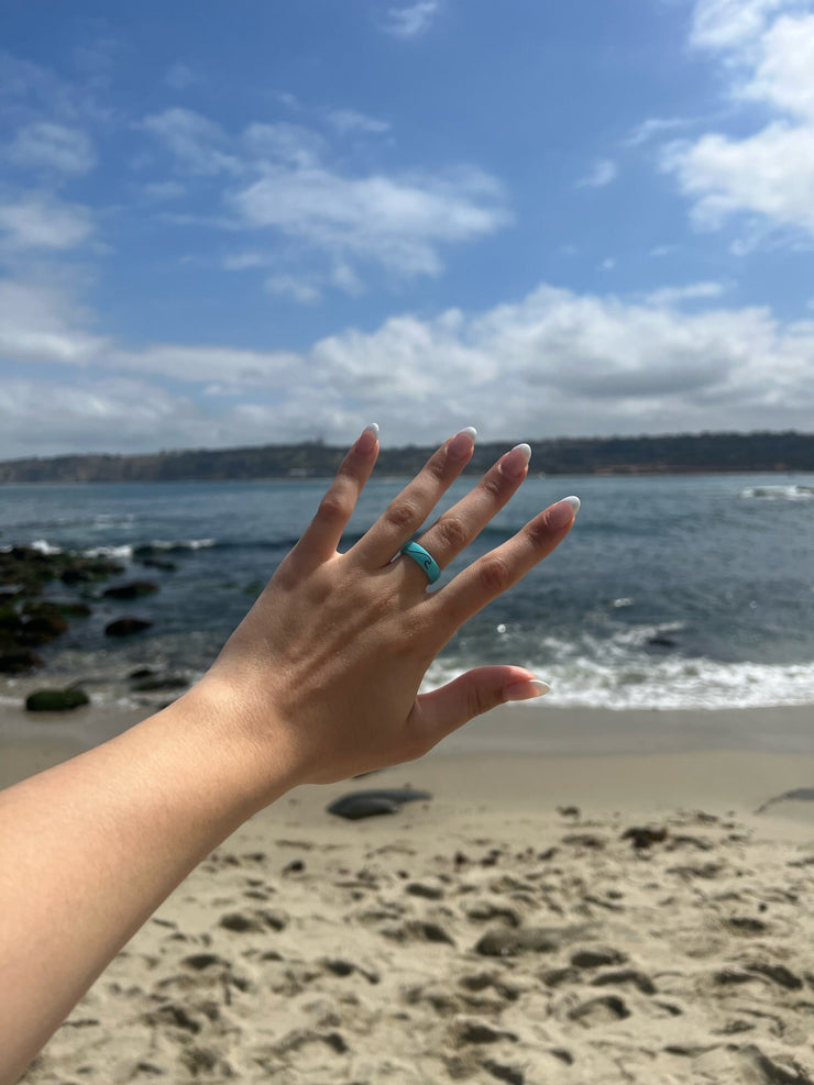 Flip Reversible wave / beachy ring