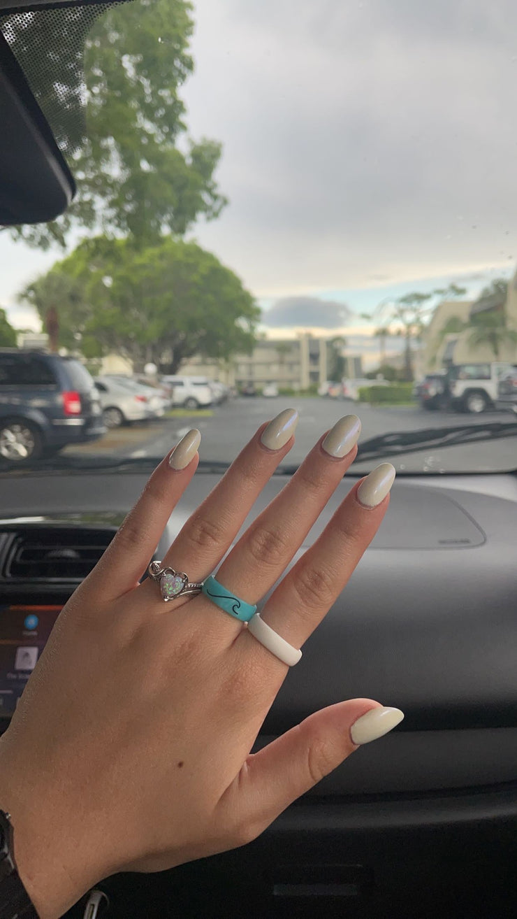 Flip Reversible wave / beachy ring