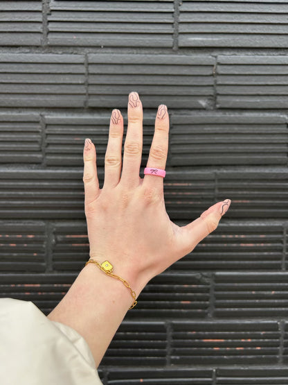 Flip Reversible bow / j'adore ring