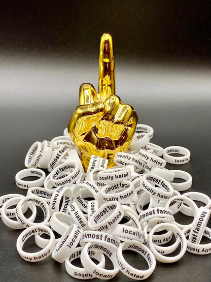 Flip Reversible locally hated / almost famous ring