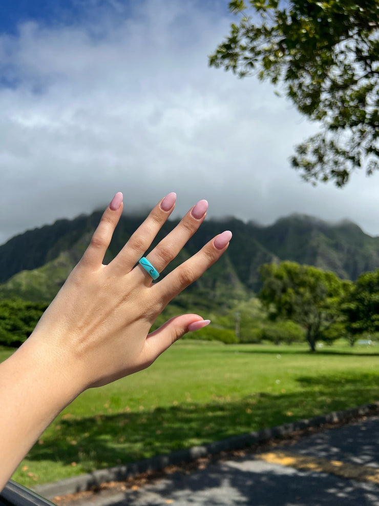 Flip Reversible wave / beachy ring
